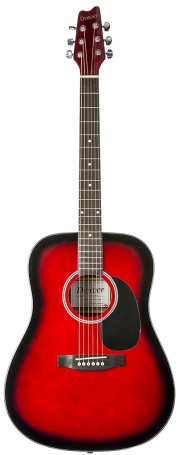 DD44S-RED Dreadnought - Steel String - Red image