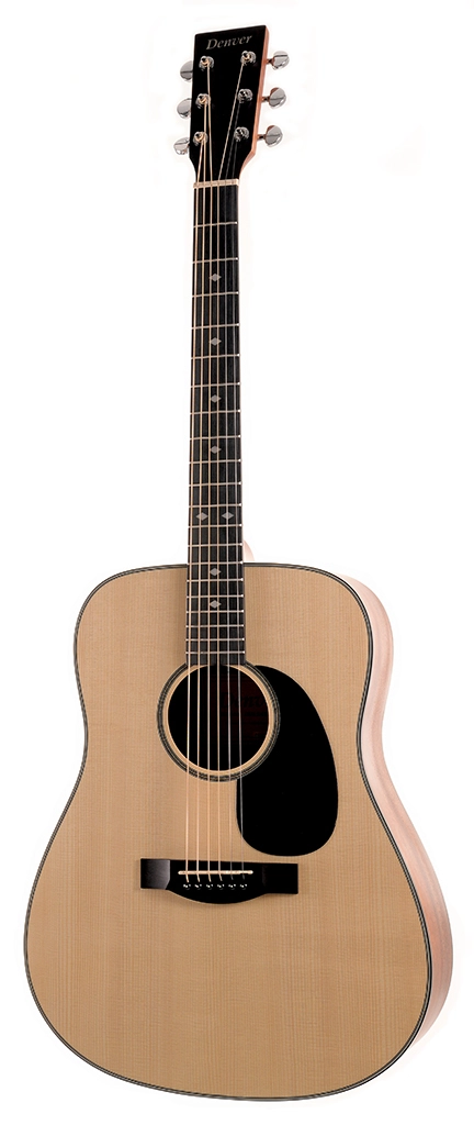 image 2 DEN-D-MH-E Dreadnought - Steel String with Electronics - Mahogany/Spruce