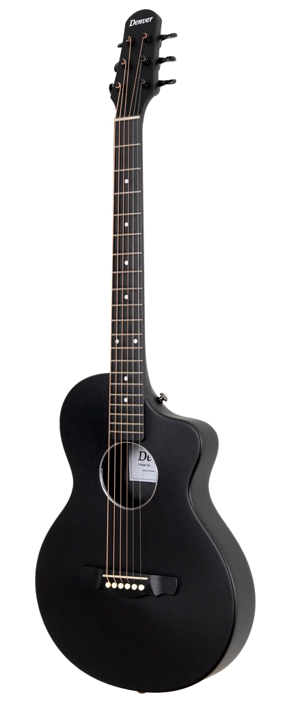  image 2 DEN-WPG-BLK Weatherproof Carbon Fibre Guitar - Steel String - Black