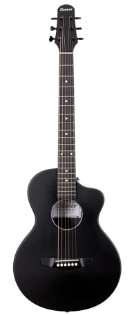 DEN-WPG-BLK Weatherproof Carbon Fibre Guitar - Steel String - Black image