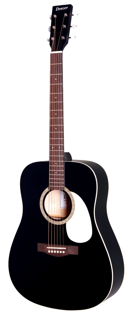 image 2 DAS-D-ENF Dreadnought - Steel String - Ebony Nightfall