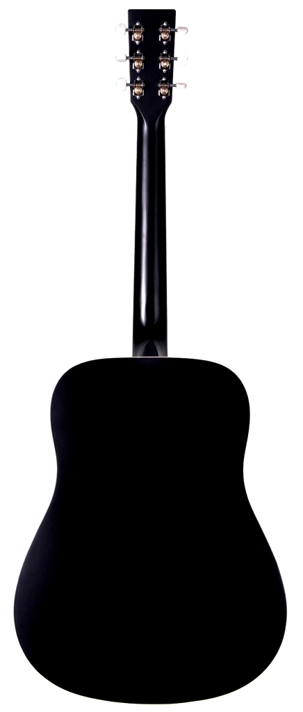  image 3 DAS-D-ENF Dreadnought - Steel String - Ebony Nightfall