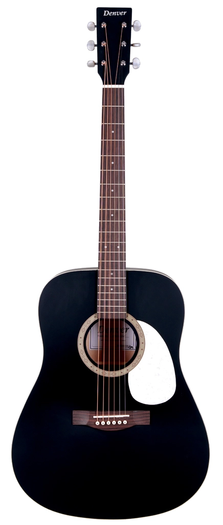 image 1 DAS-D-ENF Dreadnought - Steel String - Ebony Nightfall