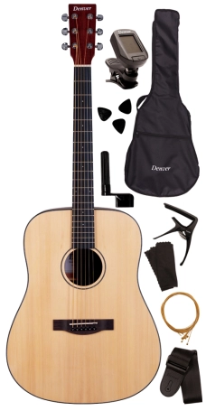 DEN-ACOUS-KIT Acoustic Guitar Starter Kit image