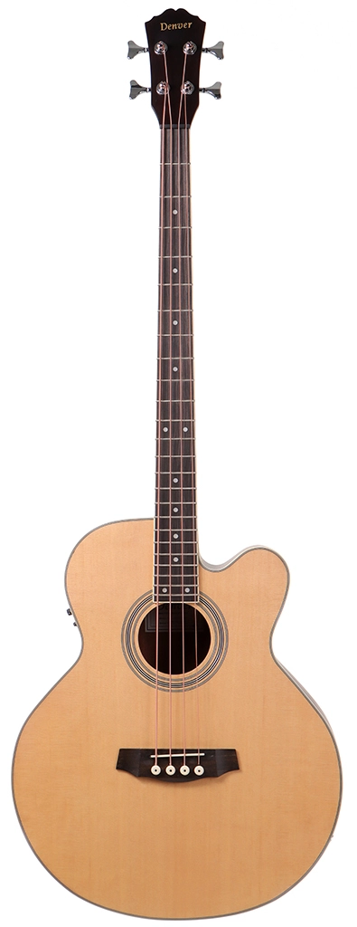 image 1 DB44SCE-NAT Full Size Acoustic Bass - Steel String with Electronics - Natural